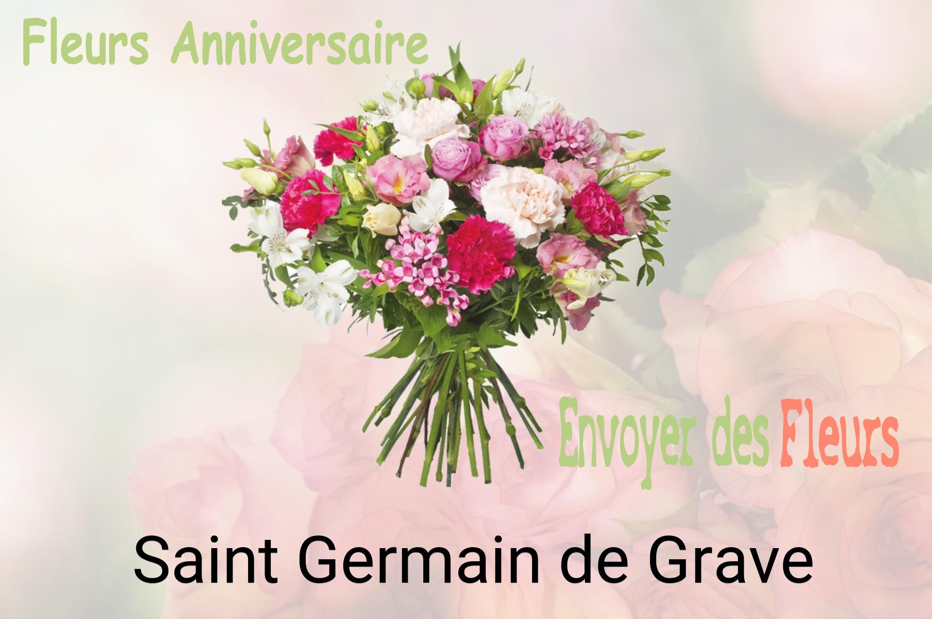 Bouquet de fleurs d’anniversaire livré à Saint-Germain-de-Grave